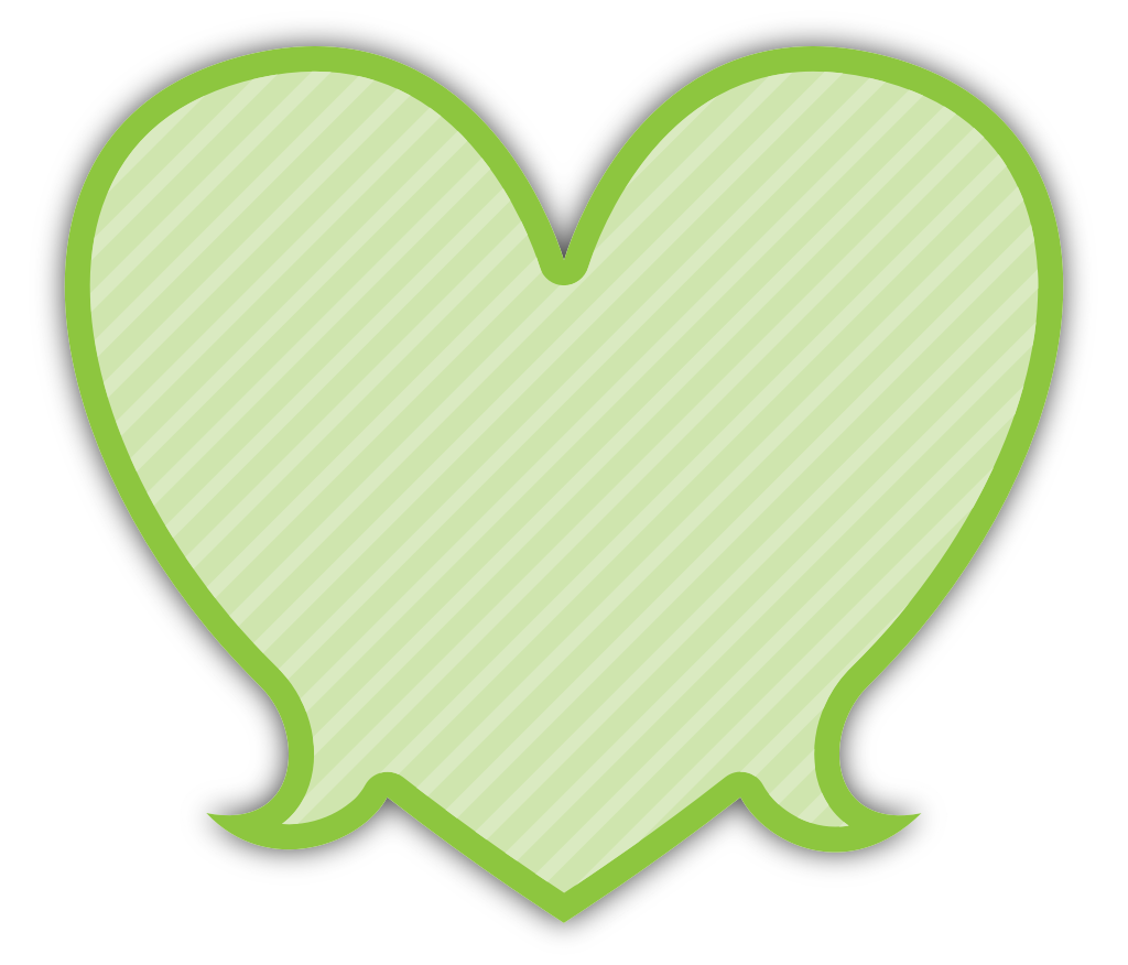 Speech bubble heart vector