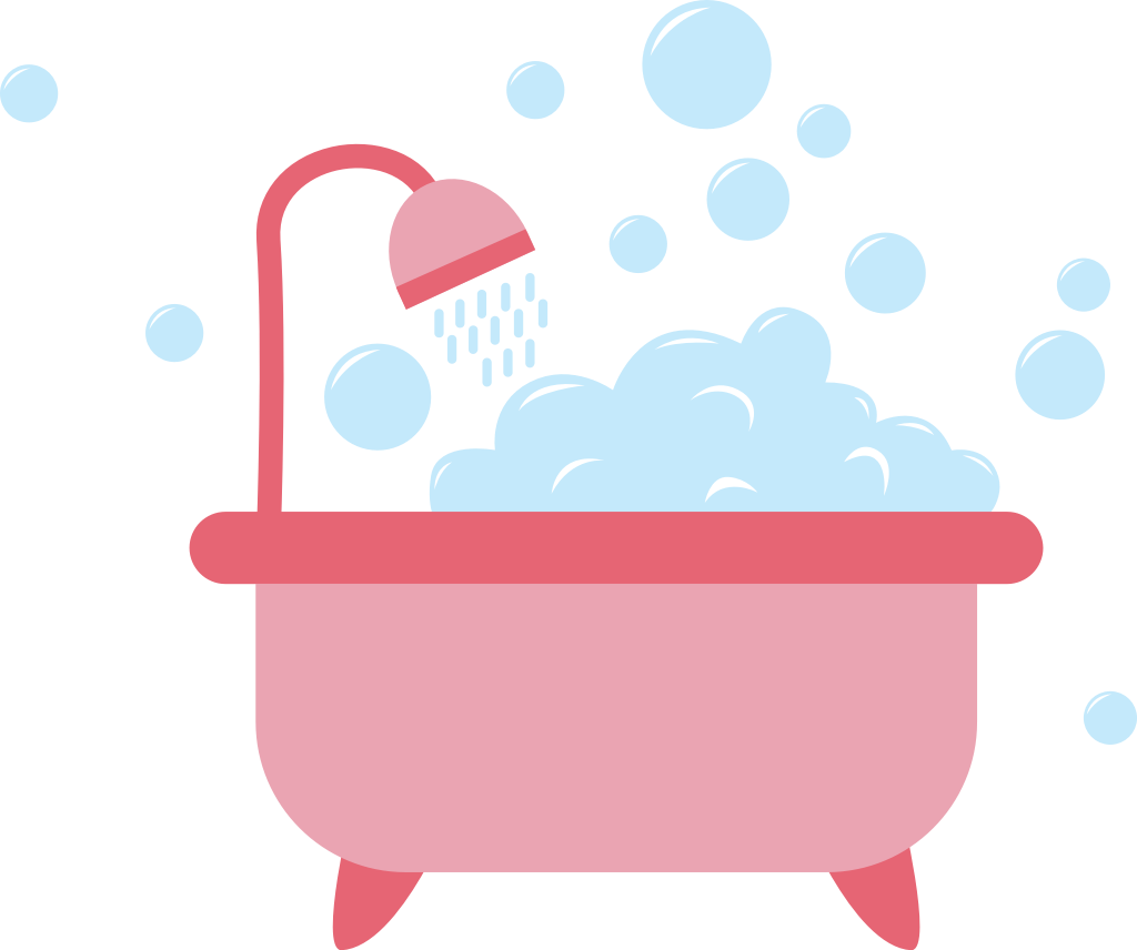 Bubble soap bathup vector