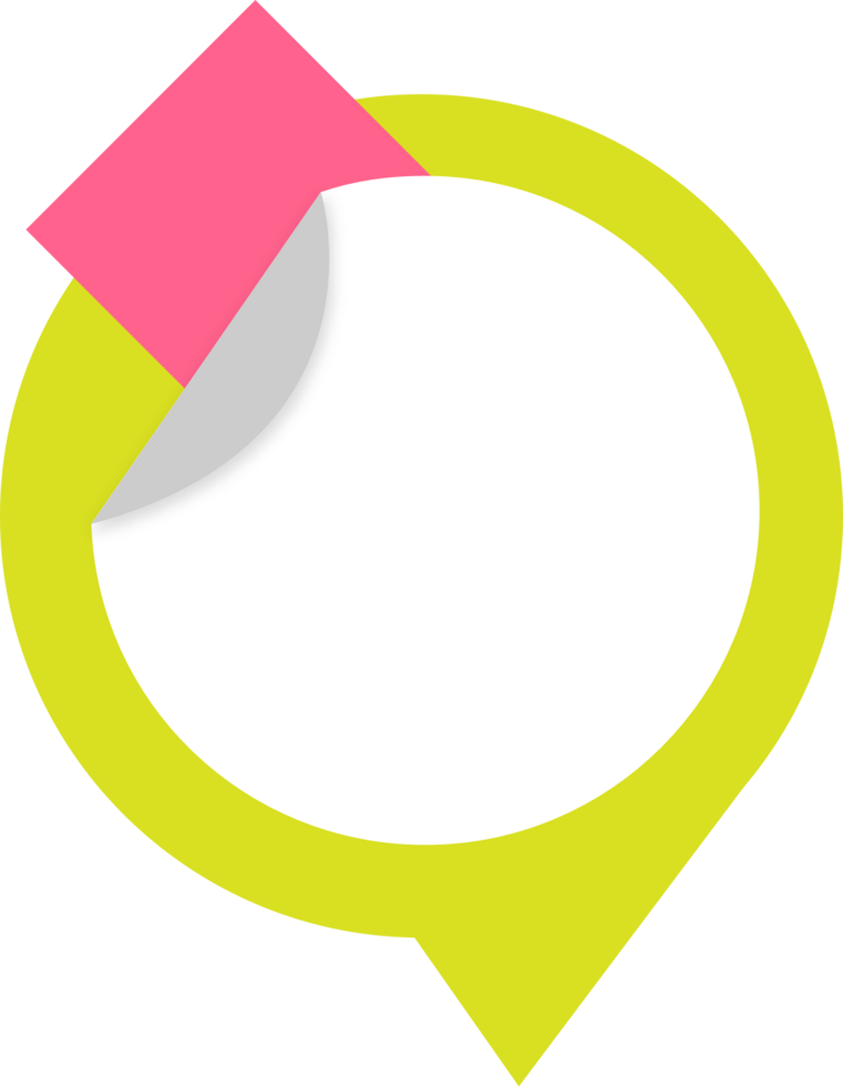 Speech bubble paper fold vector