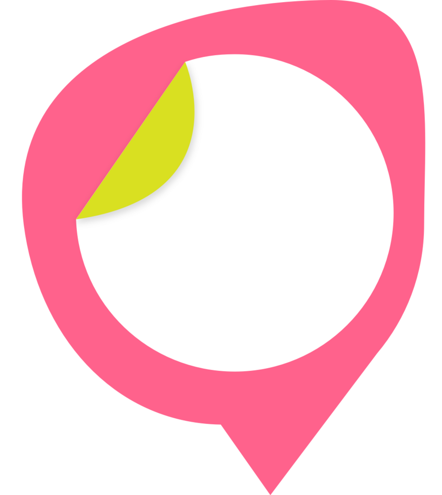 Speech bubble paper fold vector