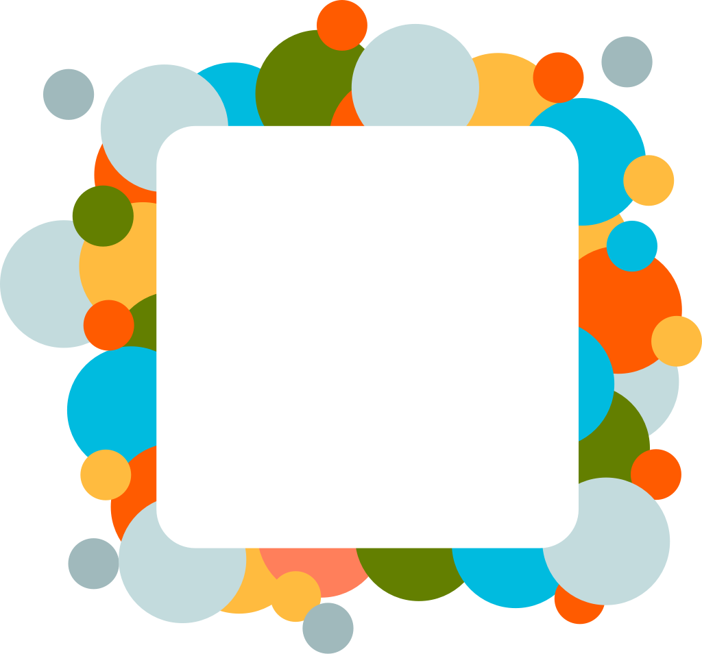 Colorful circle bacground vector