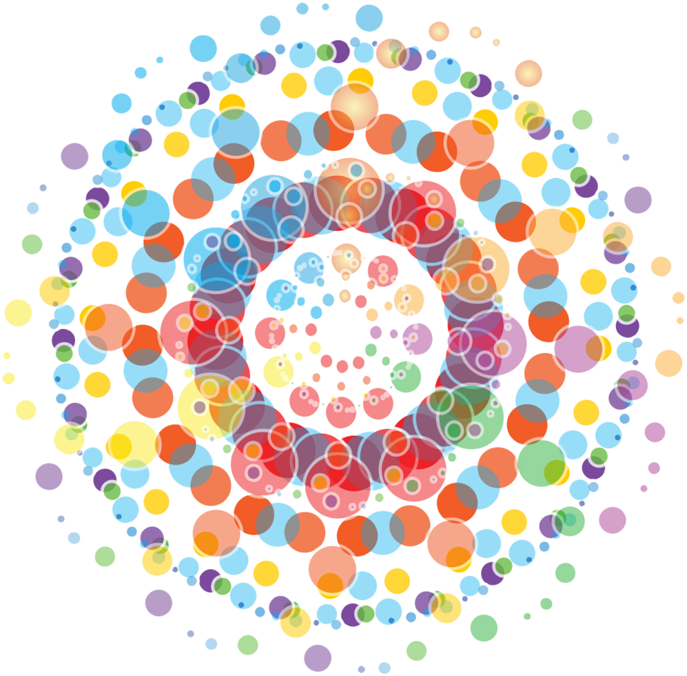 Circle composition vector