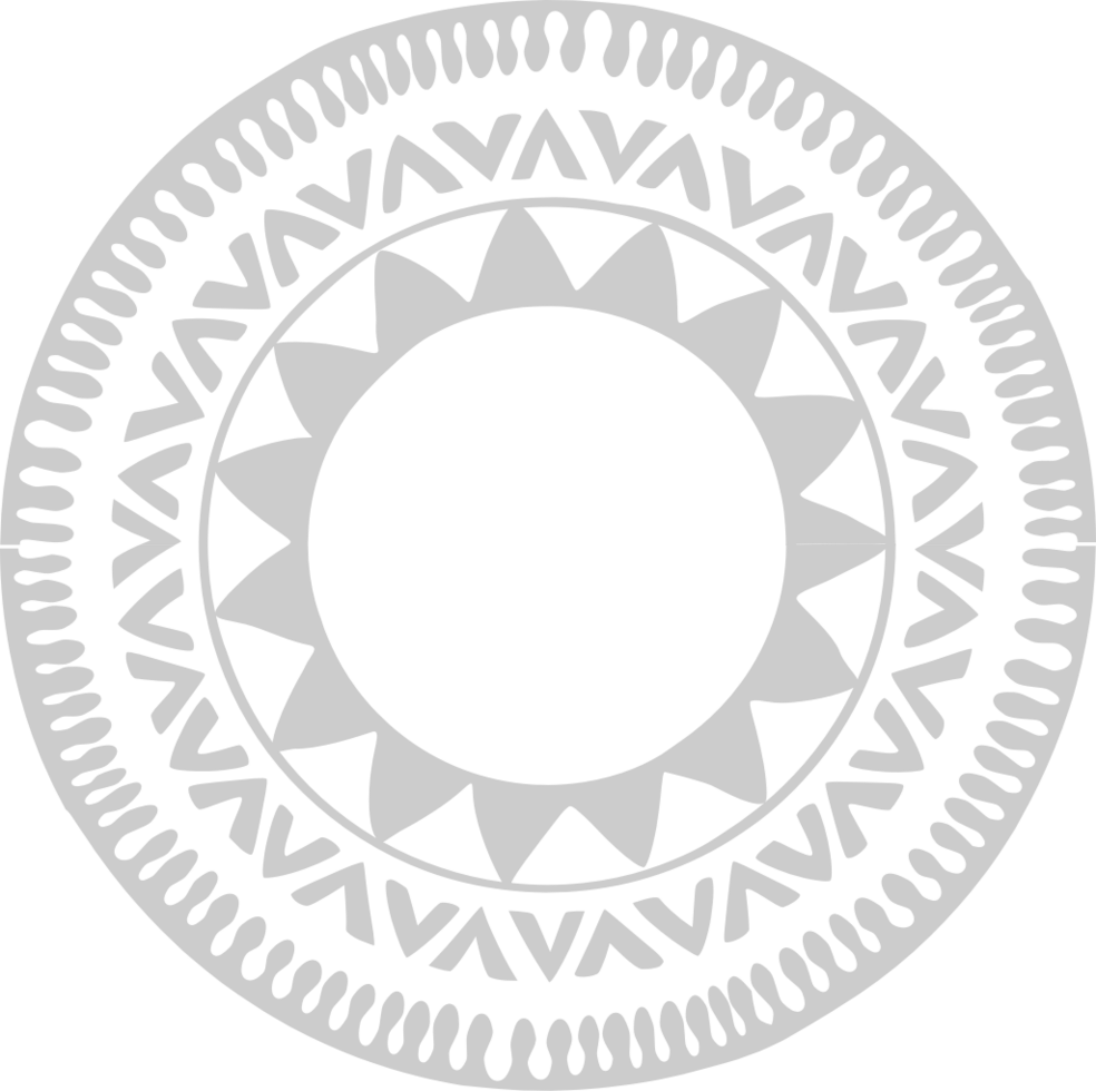 Circle boho style vector