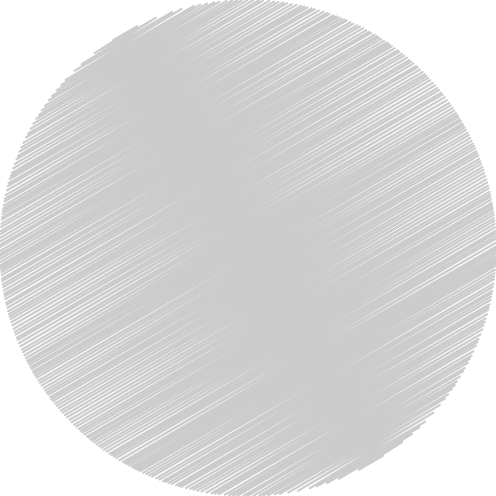 Circle scribble style vector
