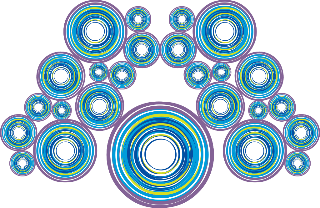 Circle layout vector