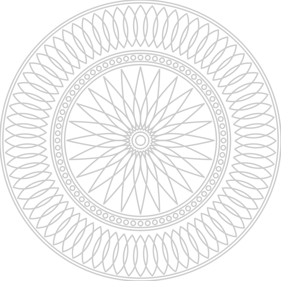 Circle indian decoration vector