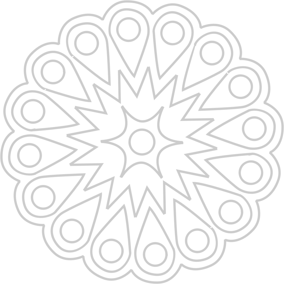 Circle healing mandalas vector