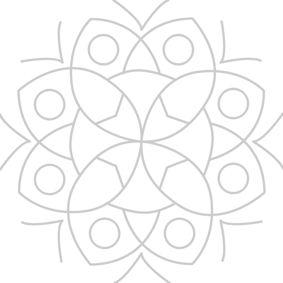 Circle healing mandalas vector