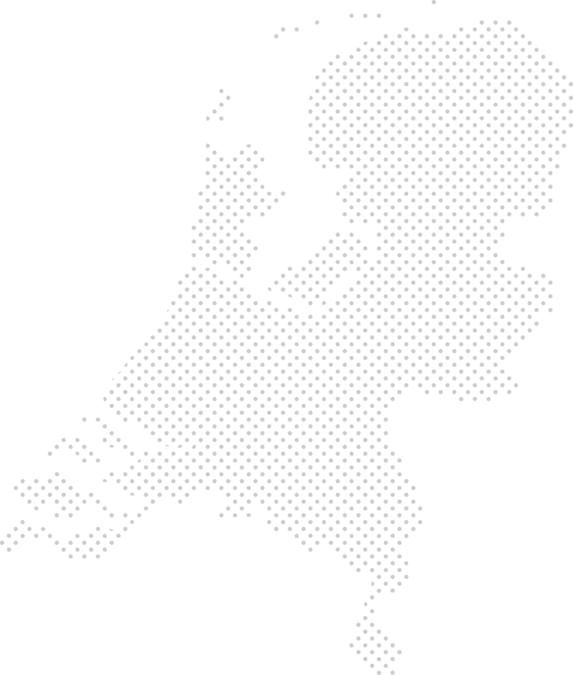 netherland dot map vector