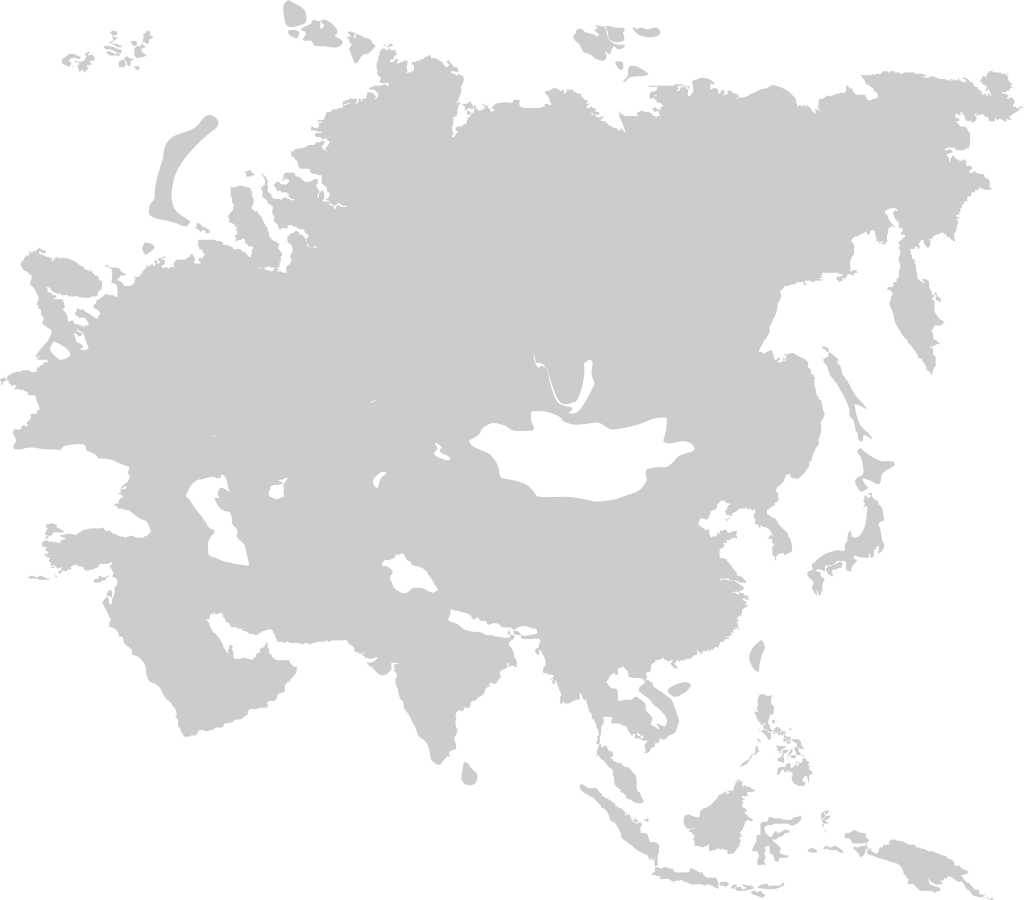 asia map vector