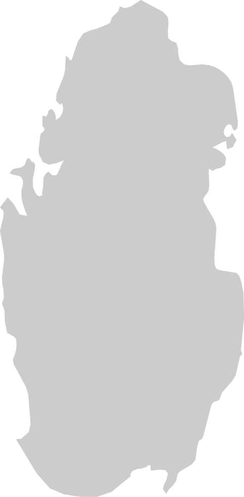 qatar map vector
