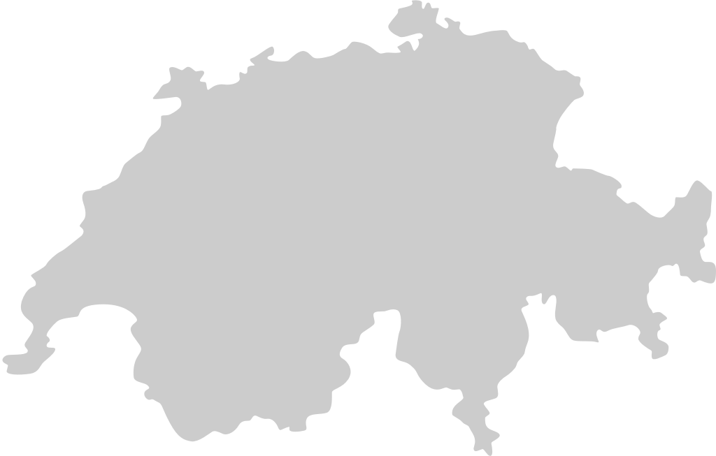 switzerland map vector