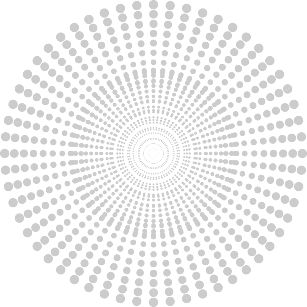 Circle dot tunnel vector