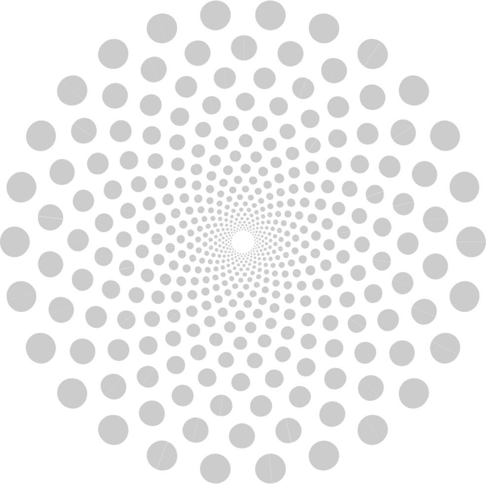 túnel de punto circular vector