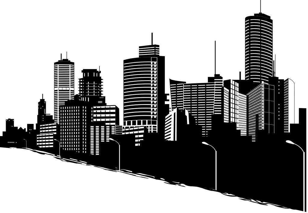 City silhouette vector