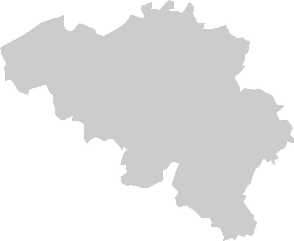 belgium map vector