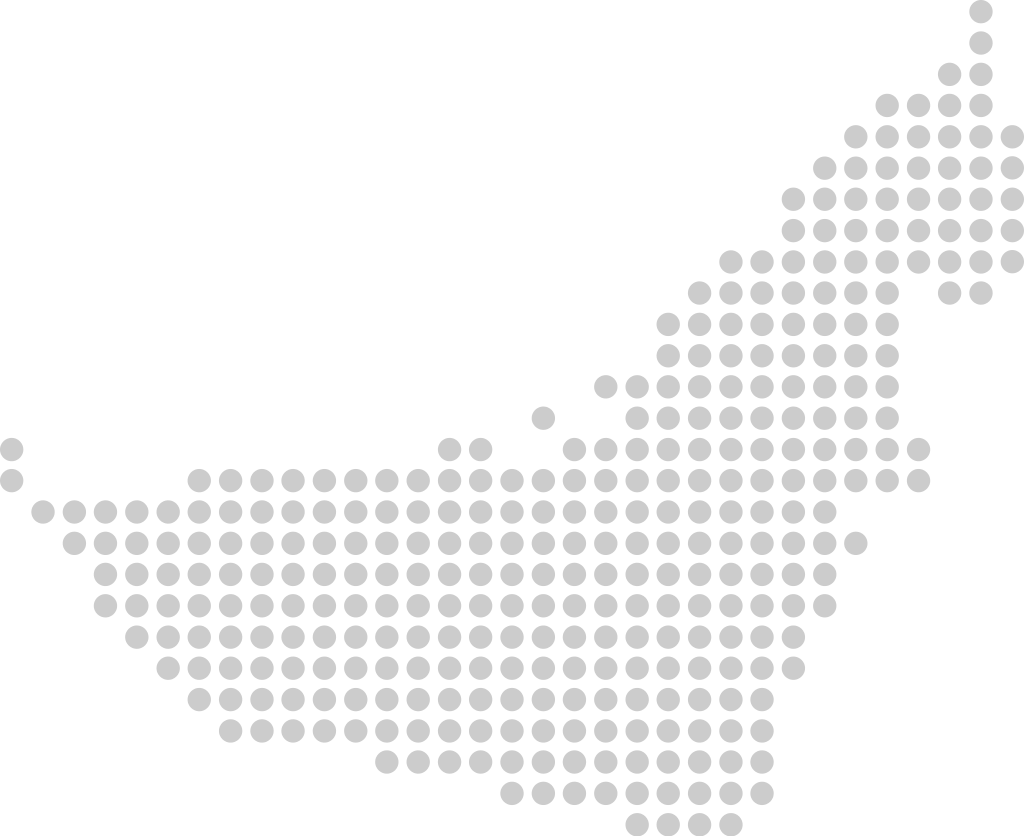 uae dotted map vector