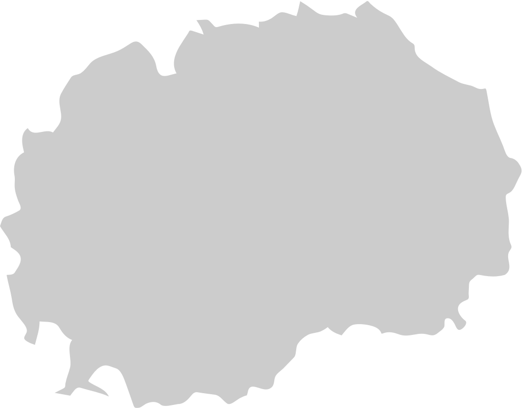 macedonia map vector