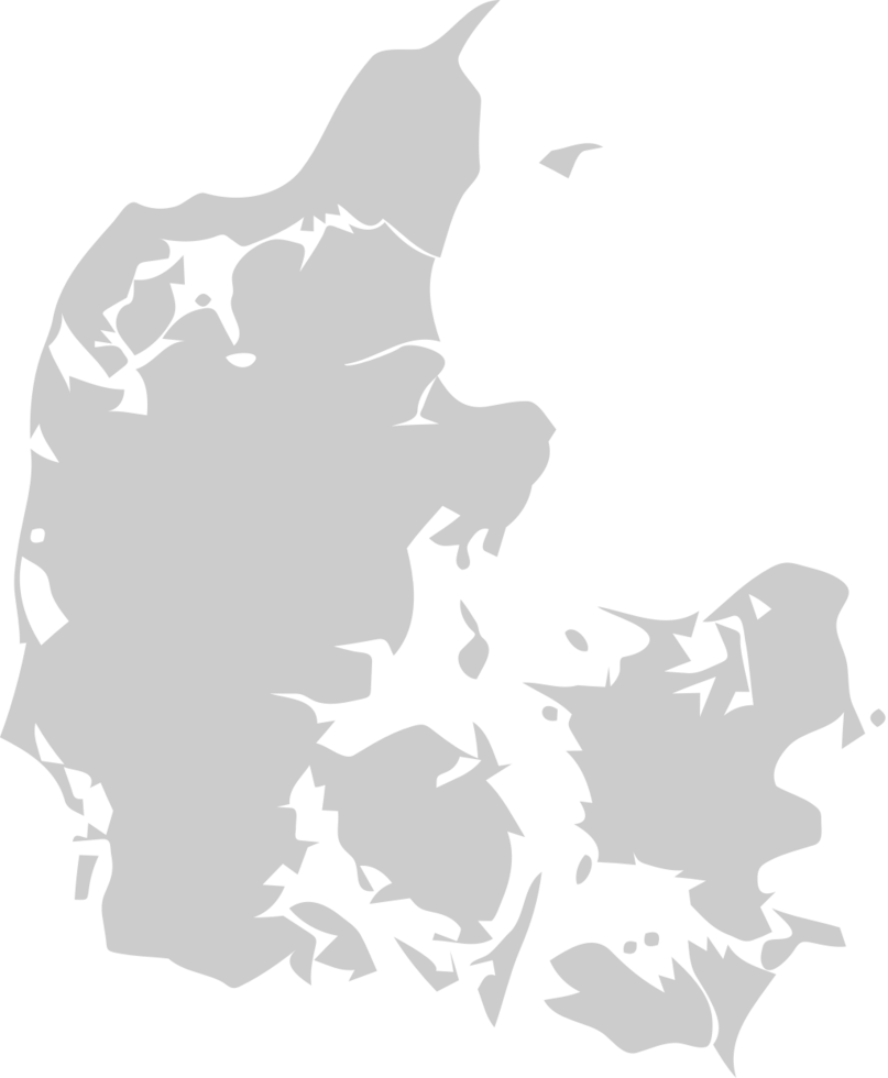 denmark map vector
