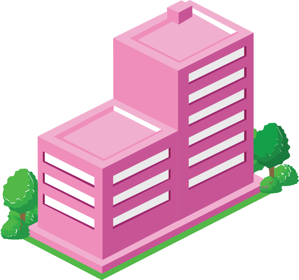 City buiiding isometric vector
