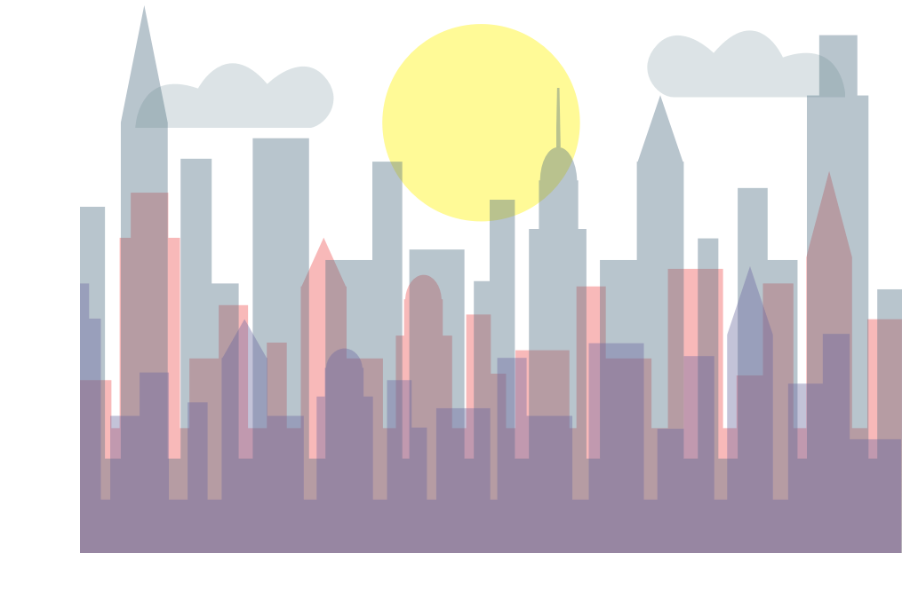 City skyline vector