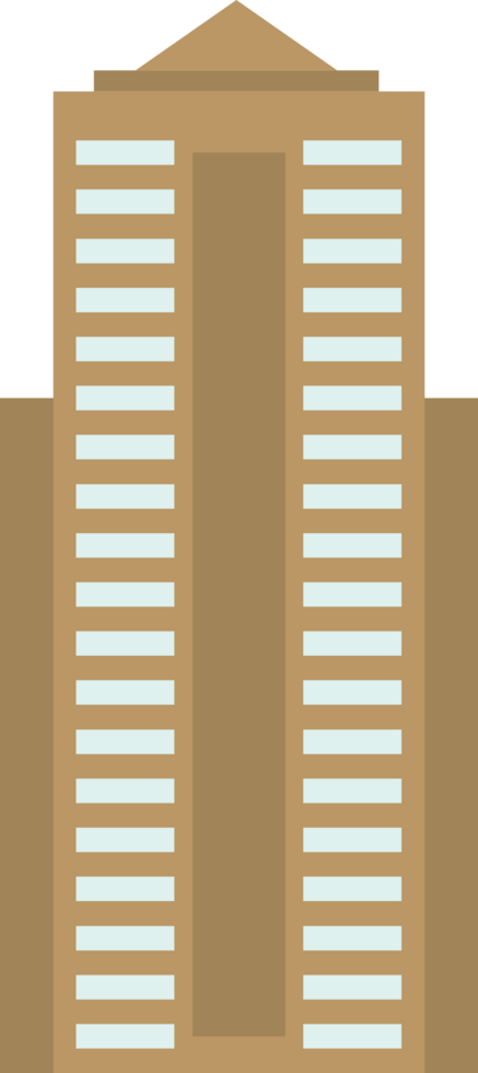 City building high rise vector