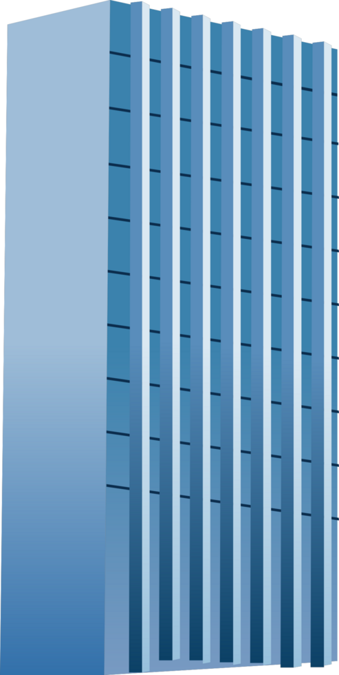 City building high rise vector