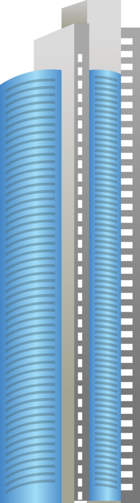 City building high rise vector
