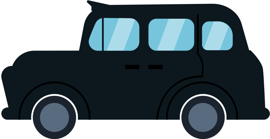 London city taxi vector