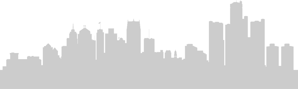 ciudad Detroit vector