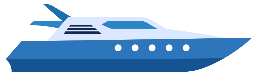 privat boat vector