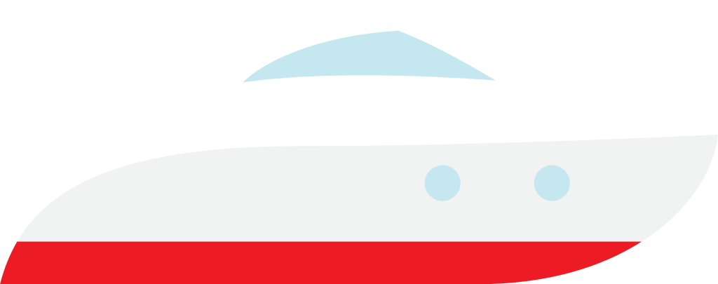 speed boat vector