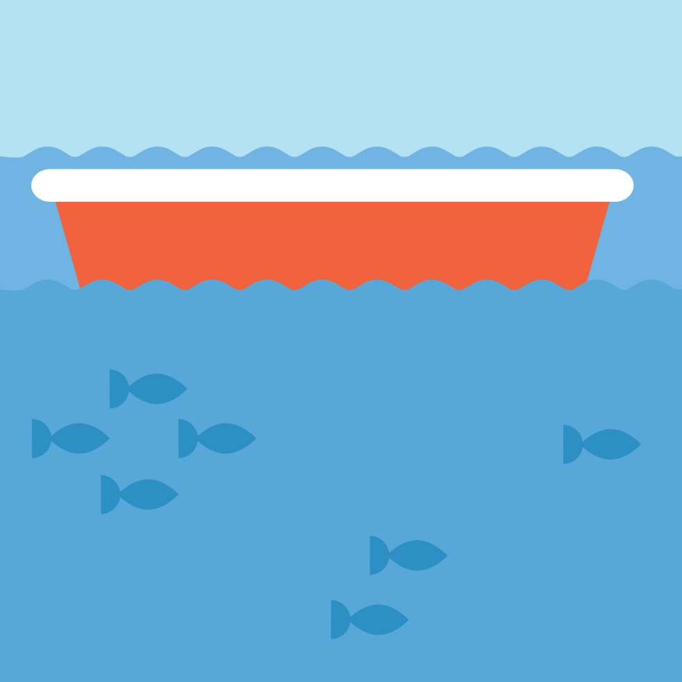 fishing boat vector
