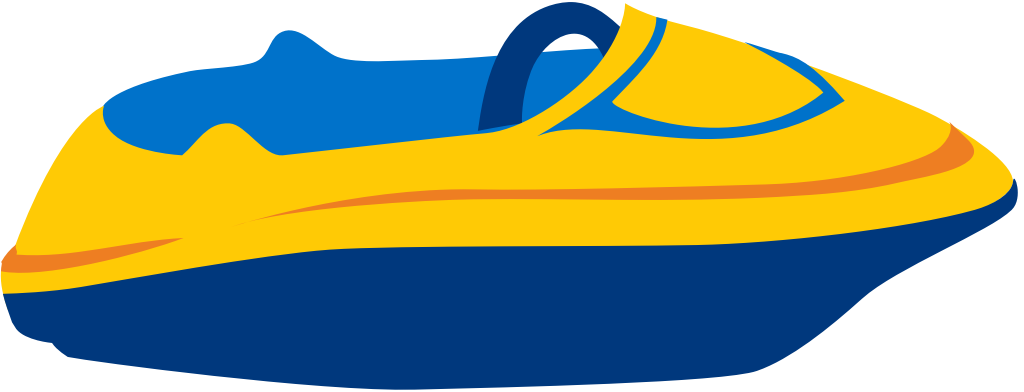motor boat vector