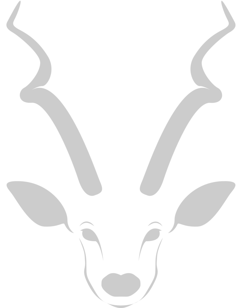 kudu head vector
