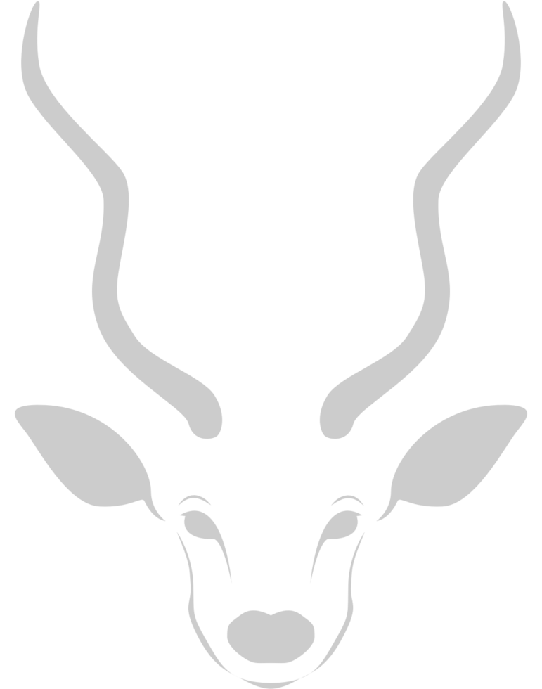 kudu head vector