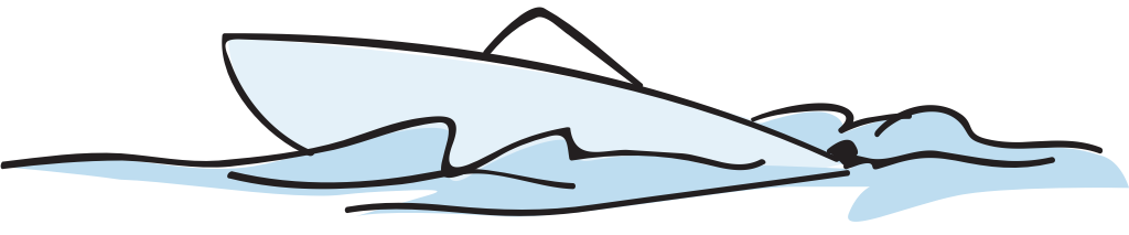 speed boat vector