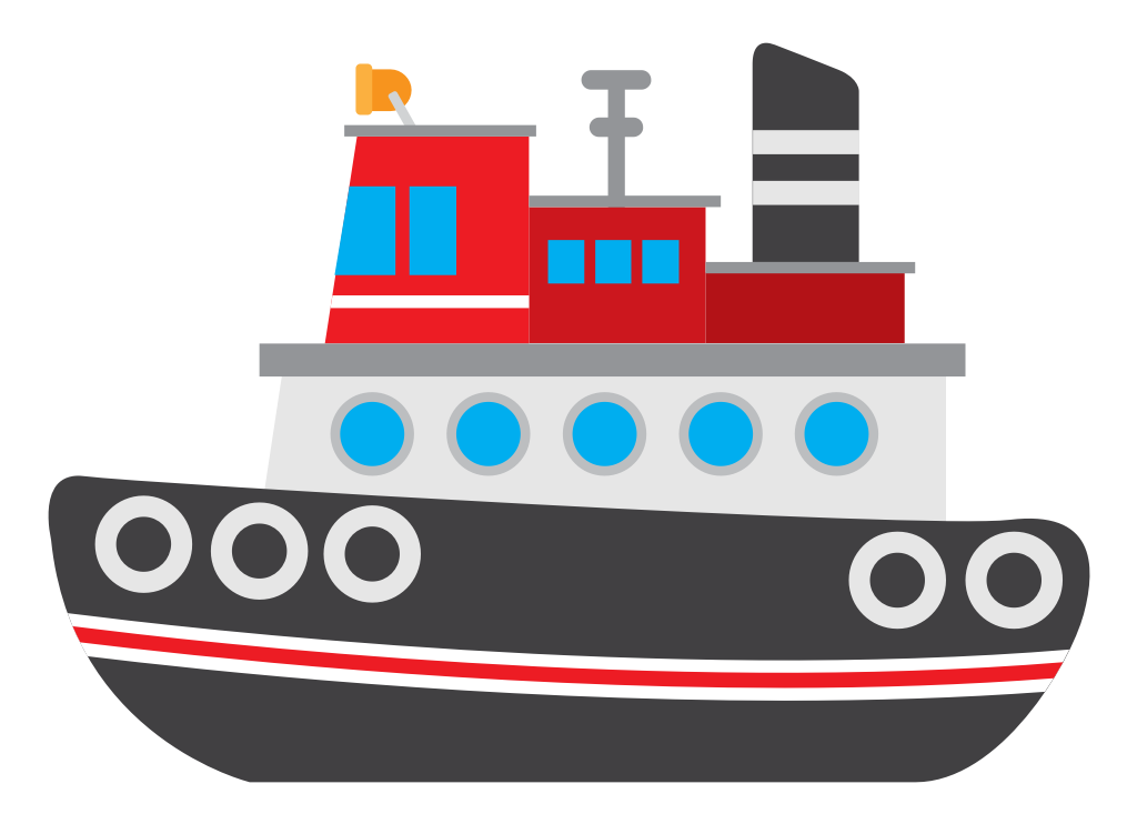 fishing ship vector