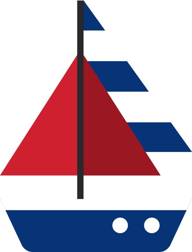 sailboat vector