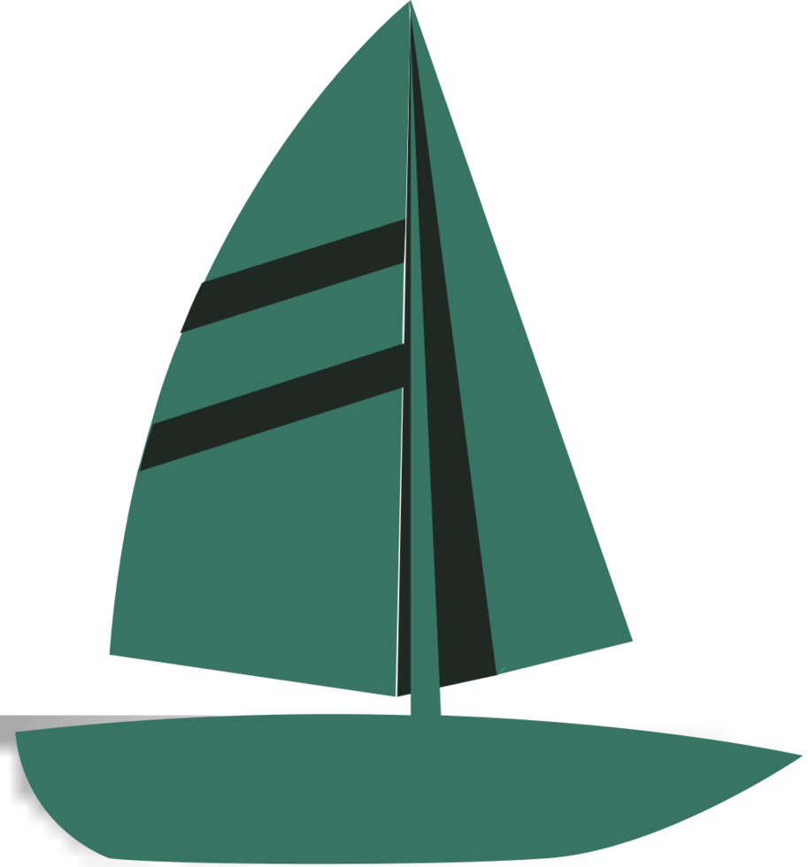 sailboat vector