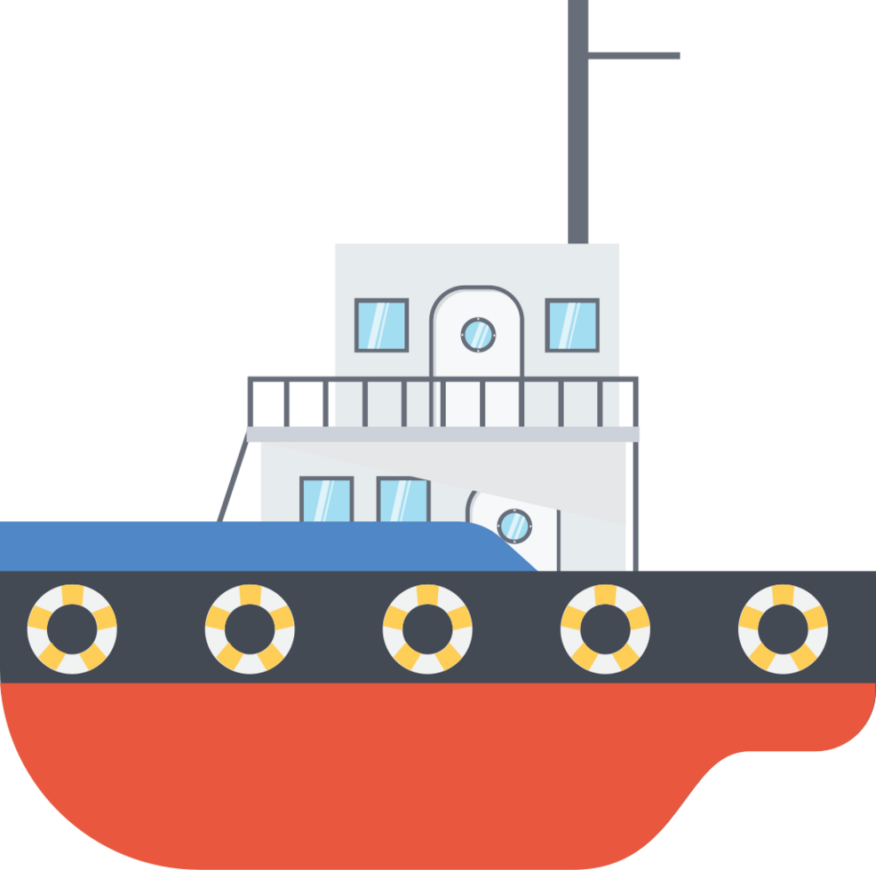 tugboat vector