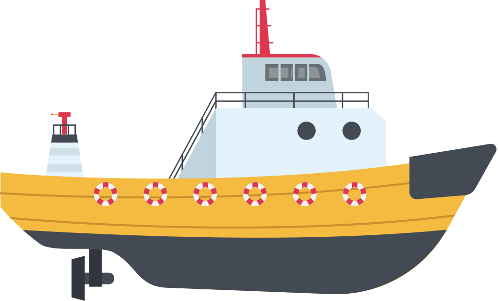 tugboat vector