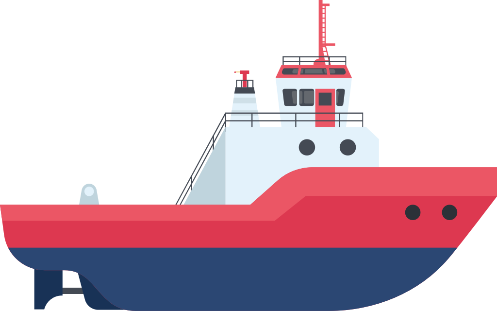 tugboat vector