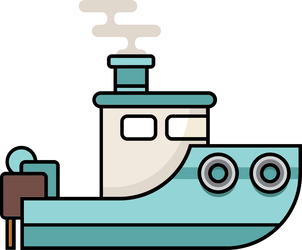 tugboat vector