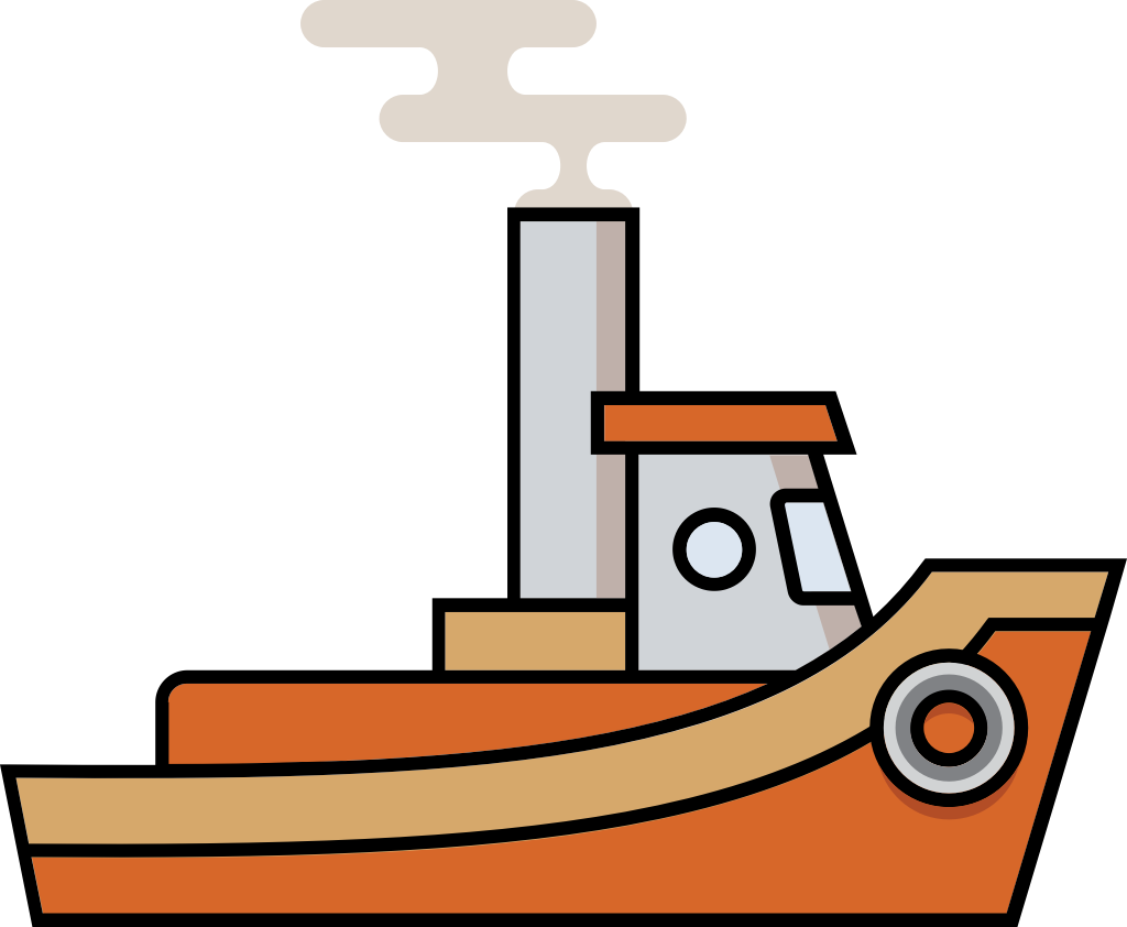 tugboat vector