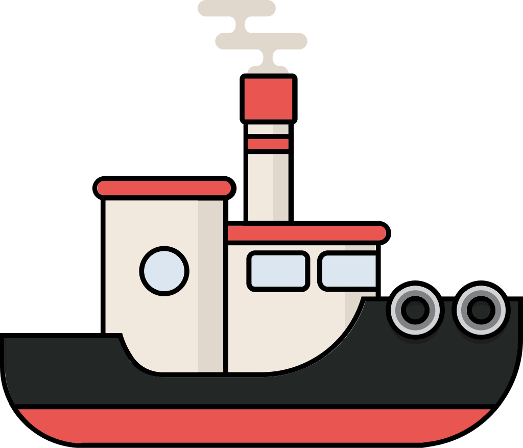 tugboat vector