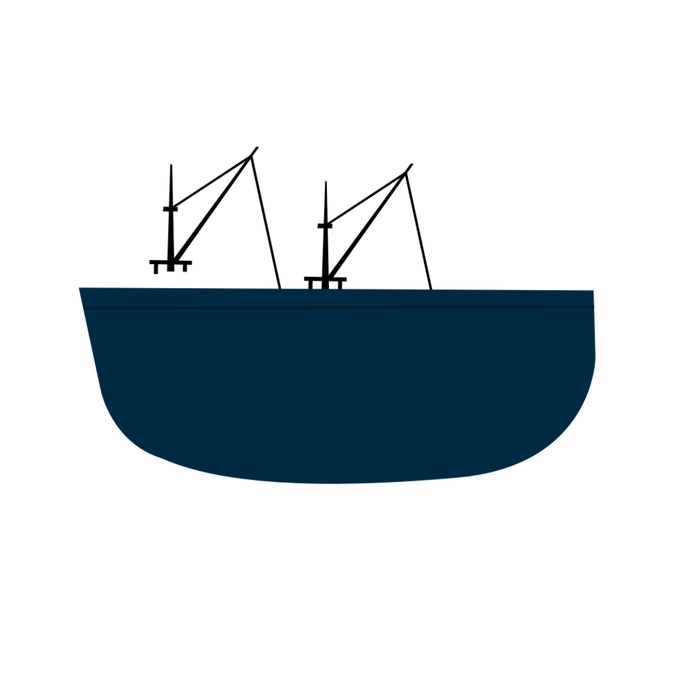 fishing ship vector