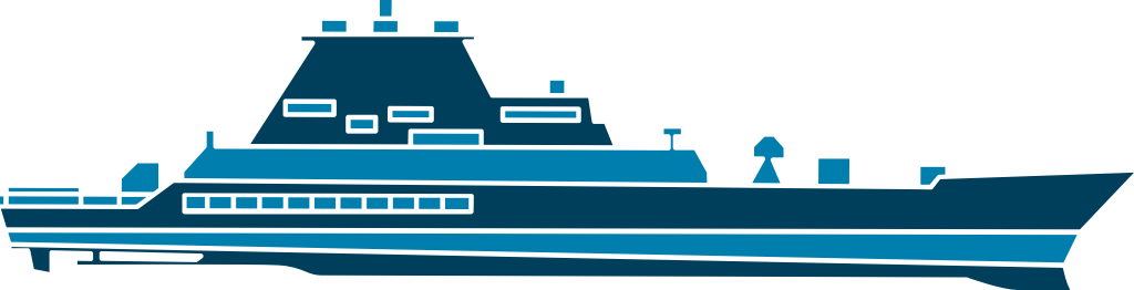 cruise ship vector