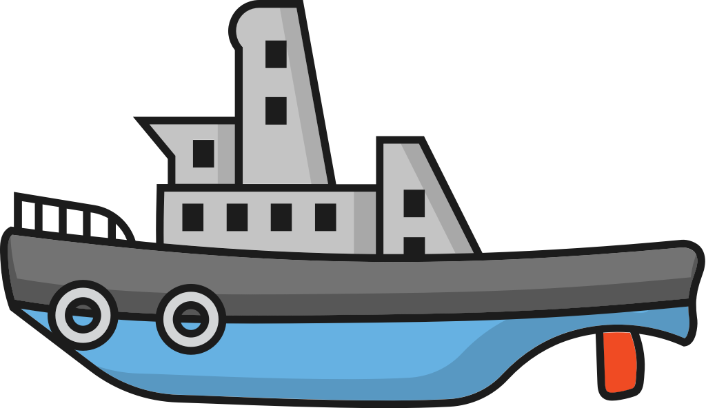 tugboat vector
