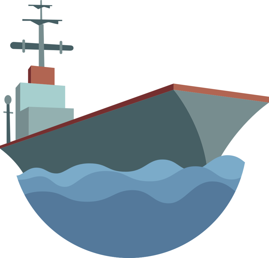 combat ship vector